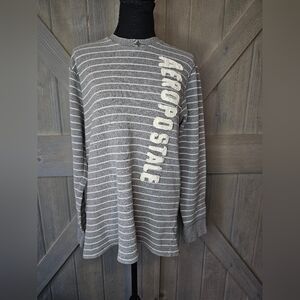 Y2k Mens Aeropostale Long Sleeve Shirt sz Large